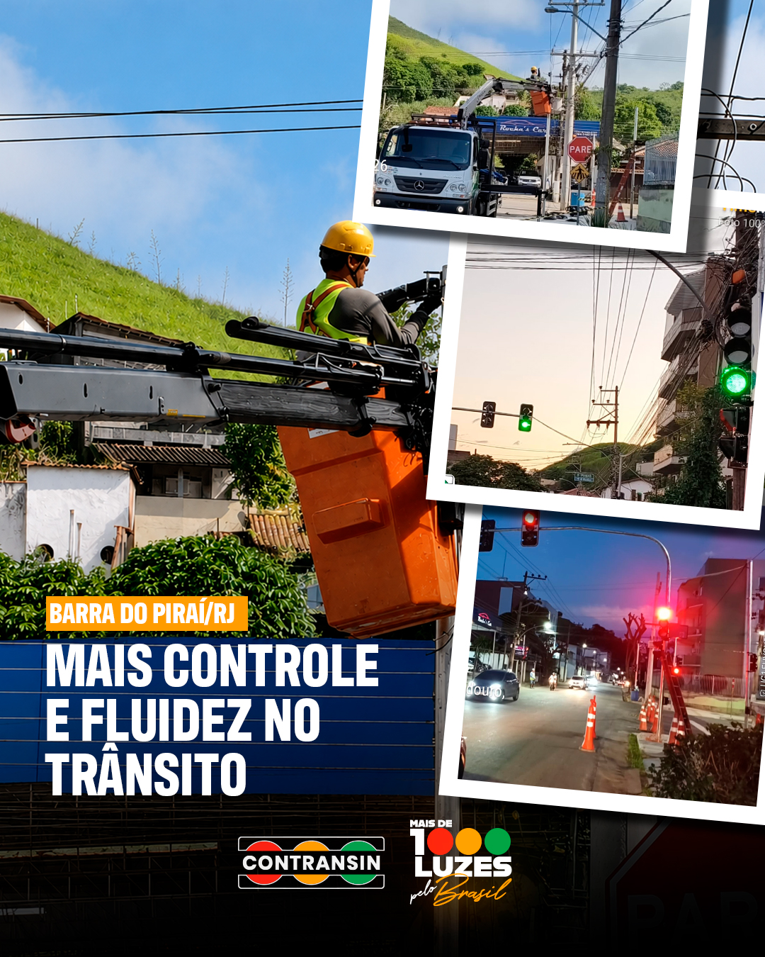 Barra do Piraí (RJ) recebe nova sinalização semafórica após conclusão de ponte sobre o Rio Paraíba do Sul